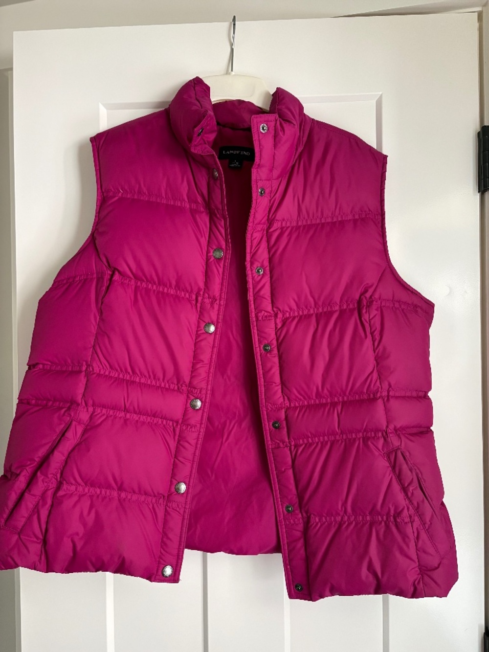 Lands End down vest